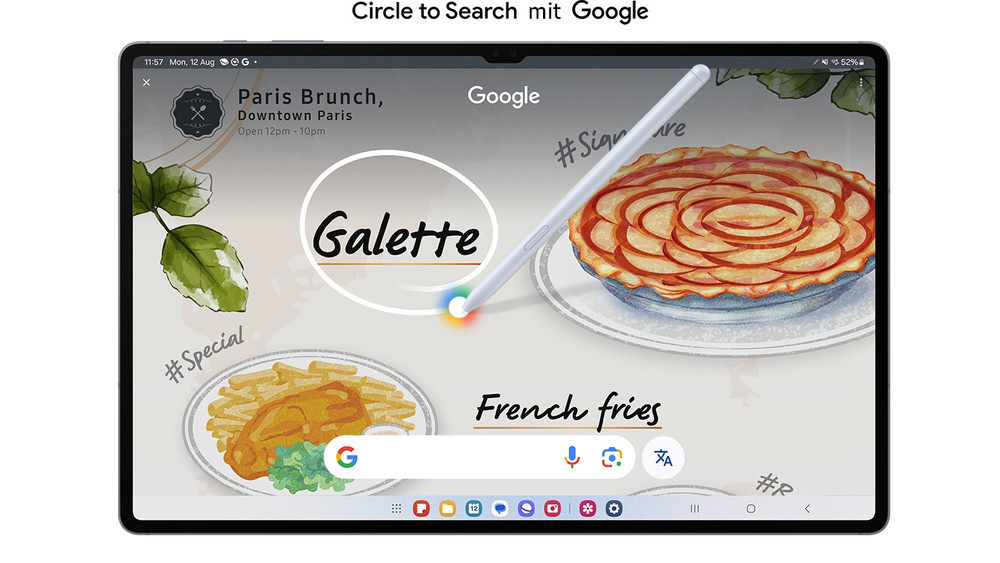 Circle to Search mit Google auf dem riesigen Display