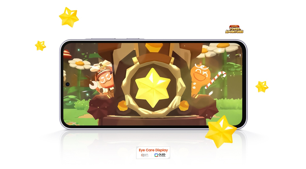 Erlebe Gaming auf einem großen 6,7"-Display