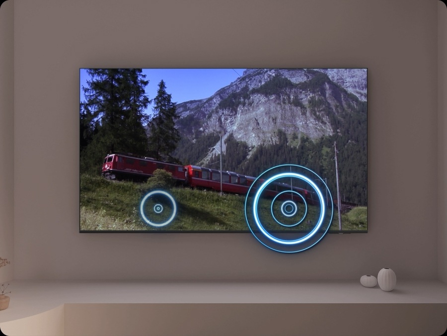 Virtueller Sound, der verschiedenen Bewegungen folgen kann