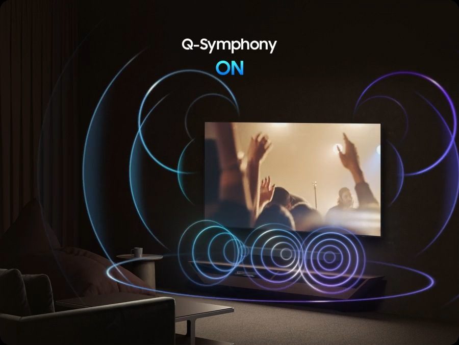 TV und Soundbar in beeindruckender Harmonie