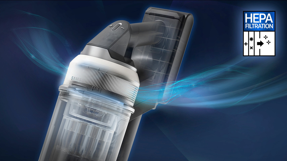 Fängt feine Staubpartikel<sup>[7]</sup> effektiv ein