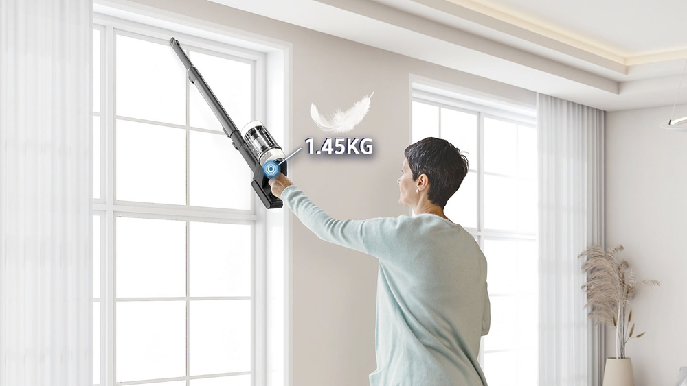 Geringeres Gewicht<sup>[11]</sup> für eine mühelose Reinigung