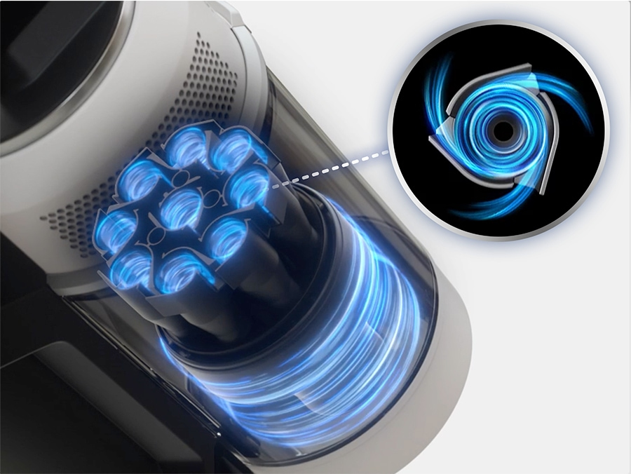 Starke Saugleistung und saubere Luft