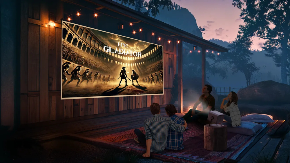 65''-200" Große Projektionsgröße