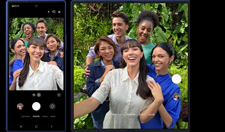Ein größerer Winkel für epische Gruppen-Selfies